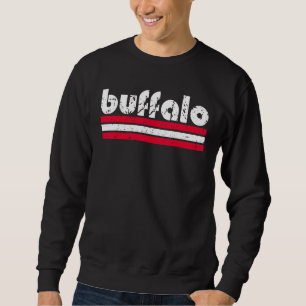 Sudadera Búfalo Nueva York Ropa Retro Tres 3 Rayas Wea