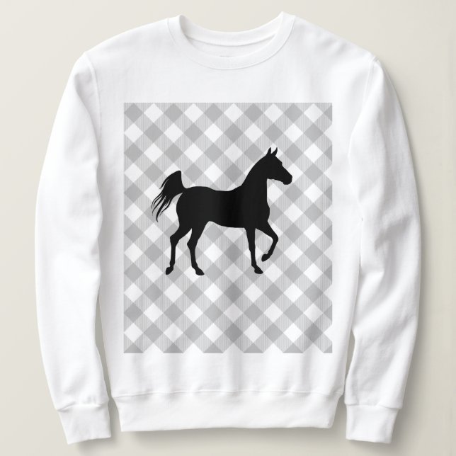 Sudadera Búfalo Tapado Caballo Lover (no tan feo suéter) (Anverso del diseño)