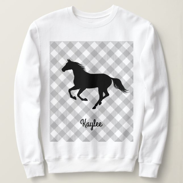Sudadera Búfalo Tapado Caballo Lover (no tan feo suéter) (Anverso del diseño)