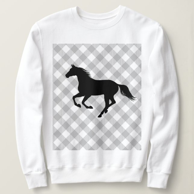 Sudadera Búfalo Tapado Caballo Lover (no tan feo suéter) (Anverso del diseño)