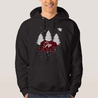 Sudadera Bufalo Tapado Gigi Oso Árbol de Navidad Pajama Fam