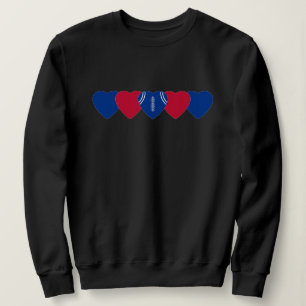 Sudadera Buffalo Bills Fútbol de corazón oscuro