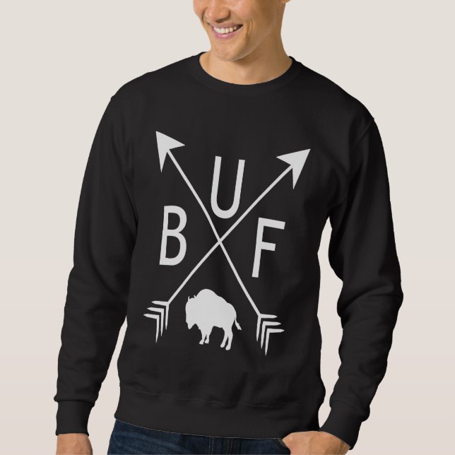 Sudadera Buffalo Ny Arrow BUF Queen City 716 for Men and Wo (Anverso)