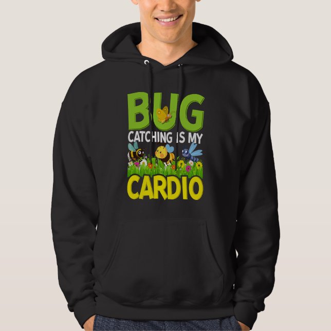 Sudadera Bug  Insect Science  Bug Catching is my Cardio  4 (Anverso)