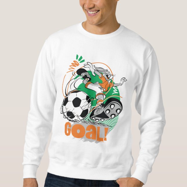 Sudadera BUGS BUNNY™ Gol de fútbol de patada (Anverso)