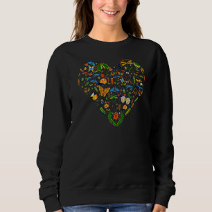 Sudadera Bugs Heart Bug Insecta Muchos Bugs