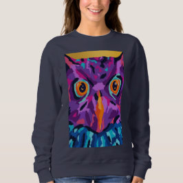 Sudadera Búho abstracto