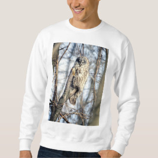 Sudadera Búho de gran gris - vigilante cremoso de Brown