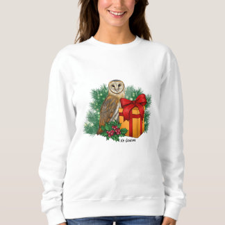 Sudadera búho de granero de vacaciones