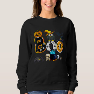 Sudadera Búho de Halloween con sombrero de bruja arañas niñ