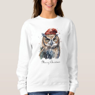 Sudadera Búho de invierno encantado, personalizado