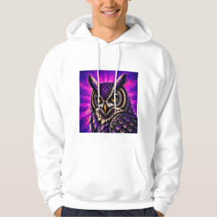Sudadera Búho Feroz Fauna Vintage
