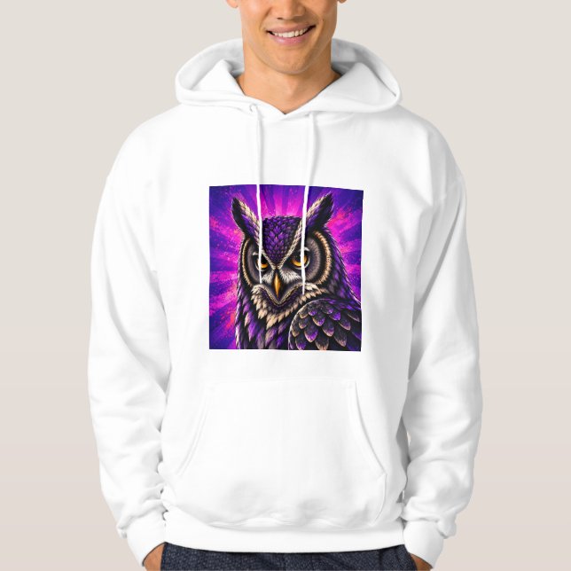 Sudadera Búho Feroz Fauna Vintage (Anverso)