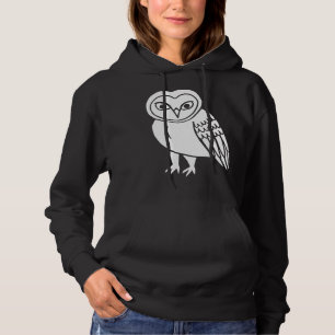 Sudadera Búho Lechuza Búhos Lindo Pájaro Blanco Animal Esp