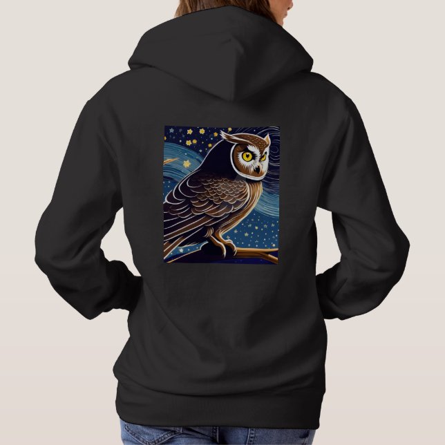 Sudadera Búho Nocturno Xen (Reverso)