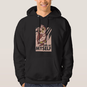 Sudadera Búho Por Mí Mismo Pájaro Tonto Ornitólogo