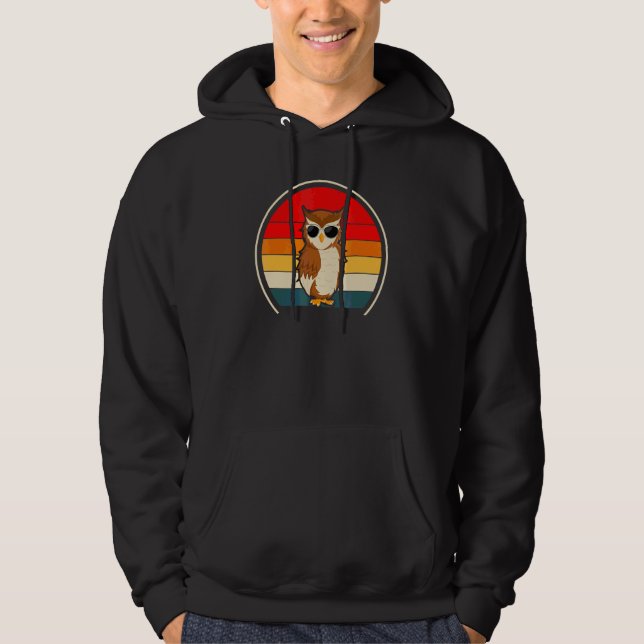 Sudadera Búho Retro Genial (Anverso)