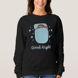 Sudadera Búho Teddy Oso Buenas Noches Biólogo Pajamas