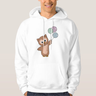 Sudadera Búho vuela Con Globos Animales Dulces Para Niños