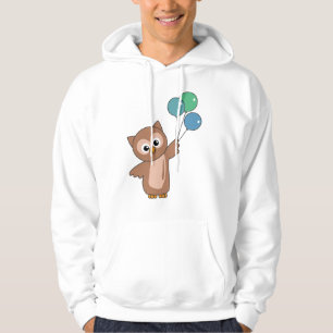 Sudadera Búho vuela Con Globos Animales Dulces Para Niños