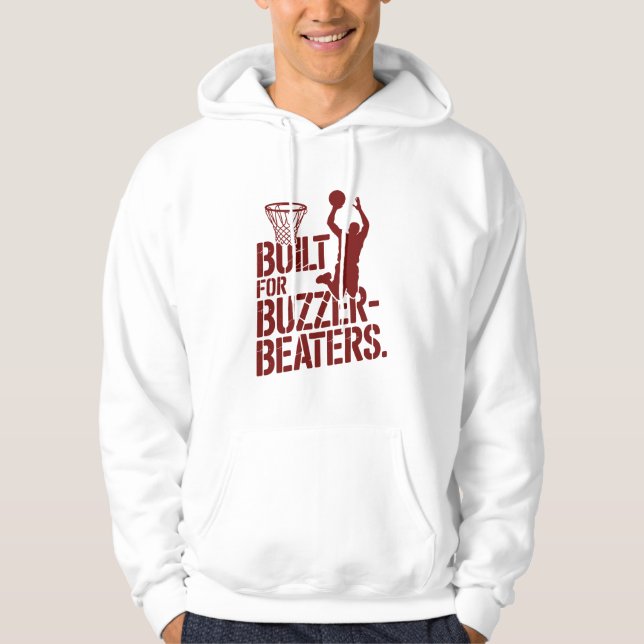 Sudadera Built For Buzzer Beaters Clutch Player Silhouette (Anverso)
