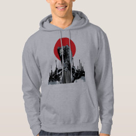 Sudadera Buitre en Coche Antiguo con Sol Rojo