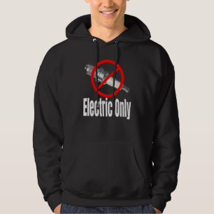 Sudadera Bujía Tachada Vehículos Eléctricos