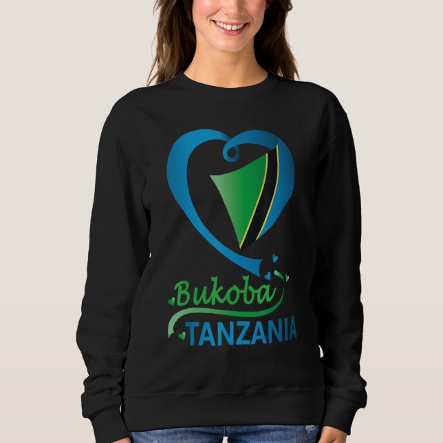 Sudadera Bukoba Tanzania Flag Tanzanian Men Women (Anverso)