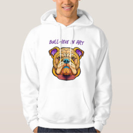 Sudadera Bull-ieve in Art Men's Basic Hooded Sweatshirt