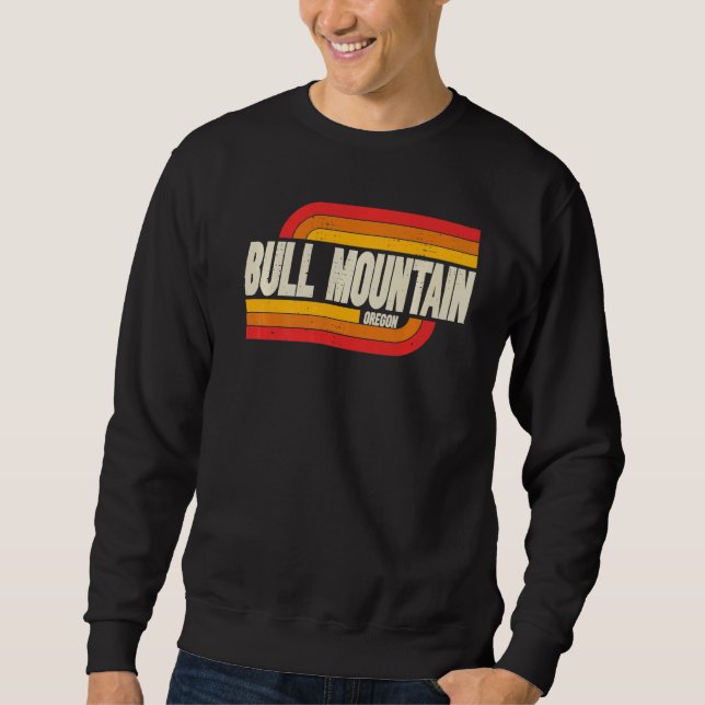 Sudadera Bull Mountain Oregon O City Vintage (Anverso)