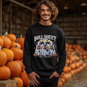 Sudadera Bull Sheet moo Toros divertidos Halloween hombres