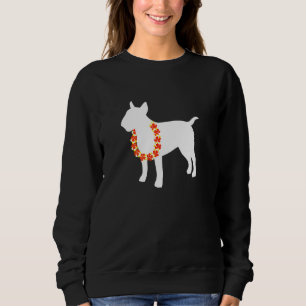 Sudadera Bull Terrier Aloha Hawaiian Lei Dog