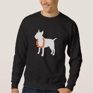 Sudadera Bull Terrier Aloha Hawaiian Lei Dog