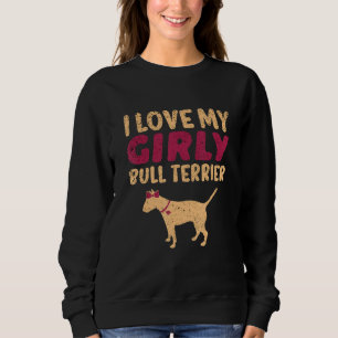 Sudadera Bull Terrier Canine Divertido Chica Perro Pup Resc