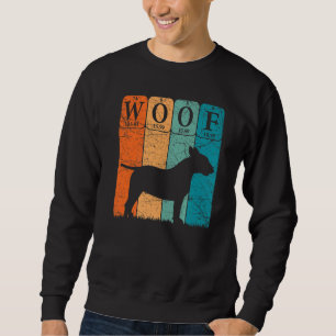 Sudadera Bull Terrier Dog Elementos De Mesa Periódicos Perr