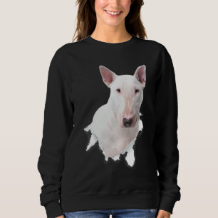 Sudadera Bull Terrier Tela Rota Para Perro Mamá Perro