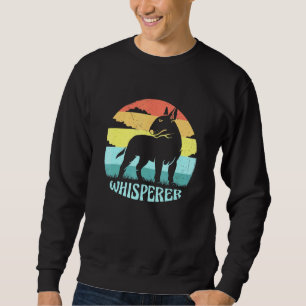Sudadera Bull Terrier Whisperer Guay Retro Sunset Vintage P