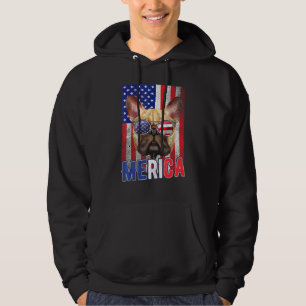 Sudadera Bulldog 4 De Julio Niños Gafas De Sol Uu Puppy