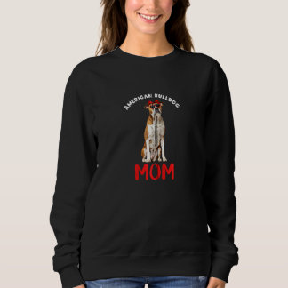 Sudadera Bulldog americano Mamá Perro Madre Dueña De Perro