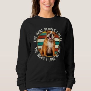 Sudadera Bulldog clásico inglés vintage