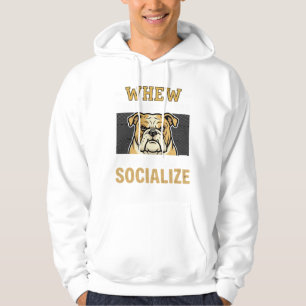 Sudadera Bulldog Divertido Socializar Perro