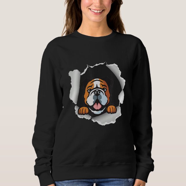 Sudadera Bulldog Dog    For Father s Day (Anverso)