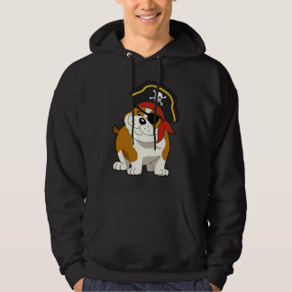 Sudadera Bulldog Dog Pirate Captain with Skull Easy Hallowe