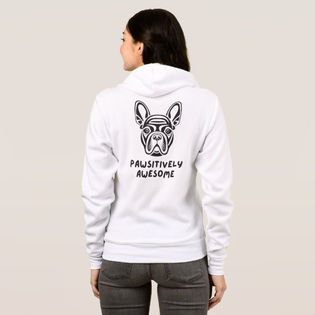 Sudadera Bulldog doloroso (Reverso completo)
