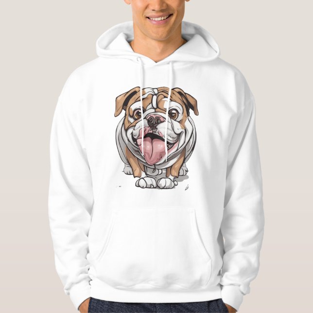 Sudadera Bulldog feliz (Anverso)