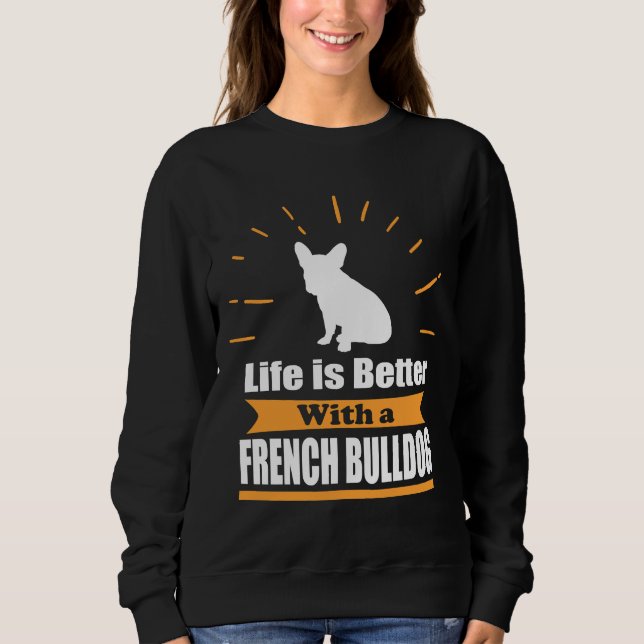 Sudadera Bulldog francés 89 (Anverso)