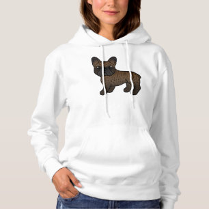 Sudadera Bulldog Francés Atigrado Perro De Dibujos Animados