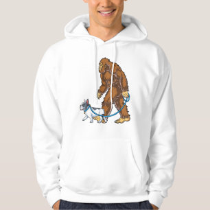 Sudadera Bulldog francés Bigfoot Dog Walk Funny Sasquatch
