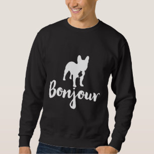 Sudadera Bulldog francés Bonjour