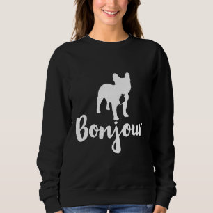 Sudadera Bulldog francés Bonjour
